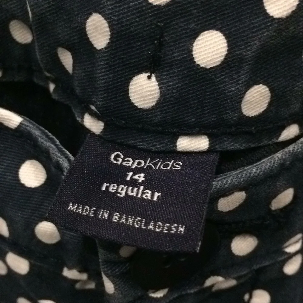 Gap Kids Blue & White Polka Dot Shorts‎